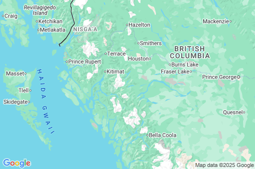 Map of British Columbia
