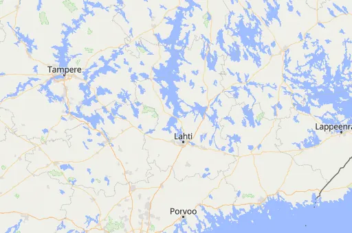 Map of Lahden seutukunta