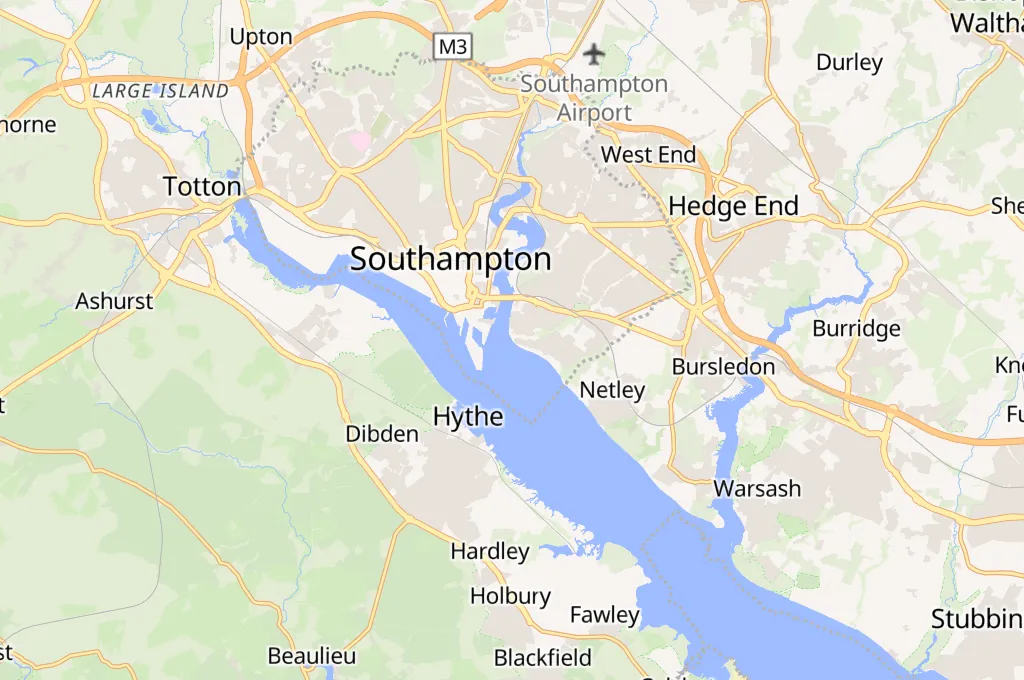 River Itchen Area Map River Itchen Area Map