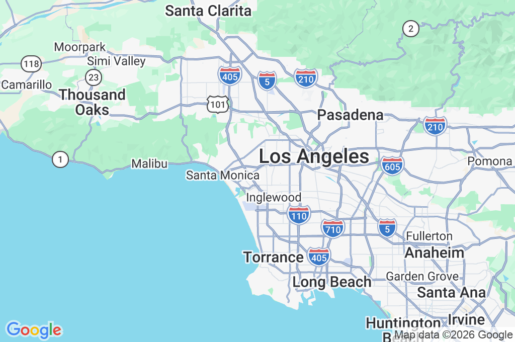 Culver City Area Map Culver City Area Map