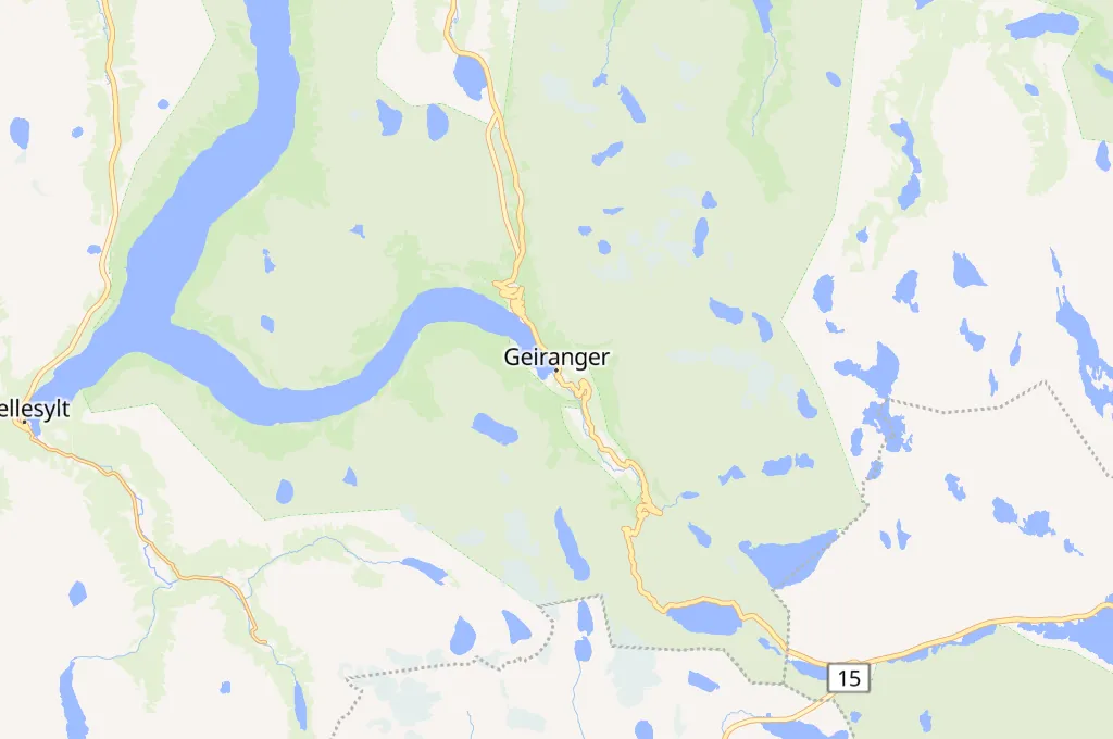 Geiranger Area Map