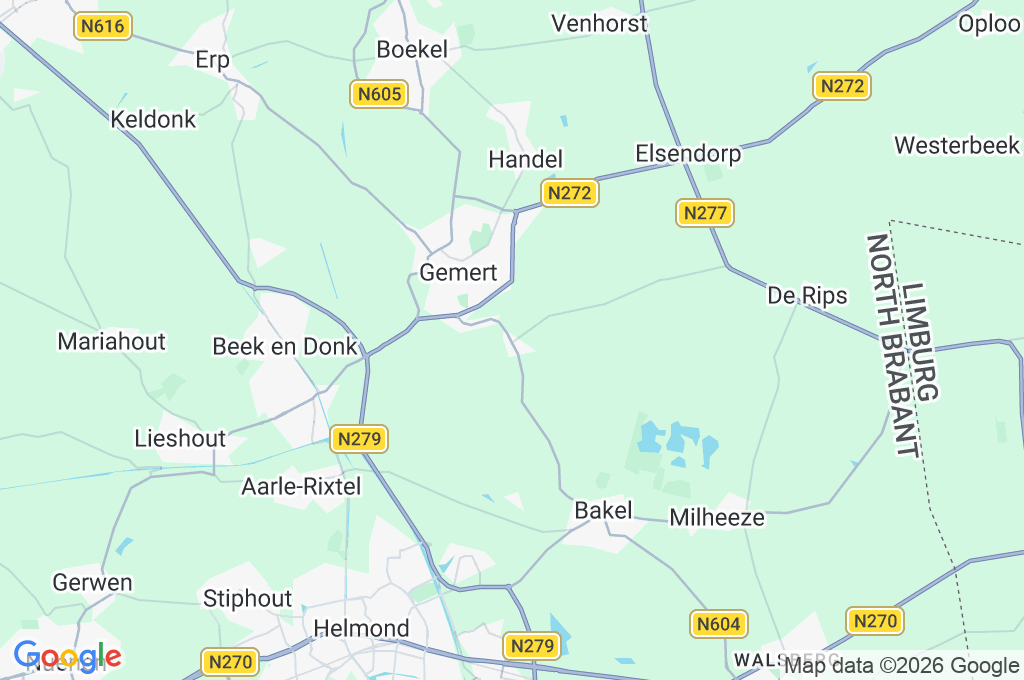 De Mortel Area Map
