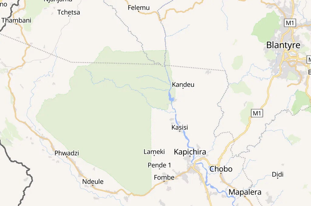 Thawale Lodge Area Map