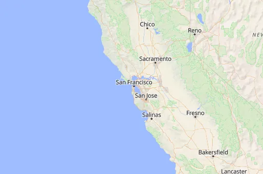 Map of San Francisco County
