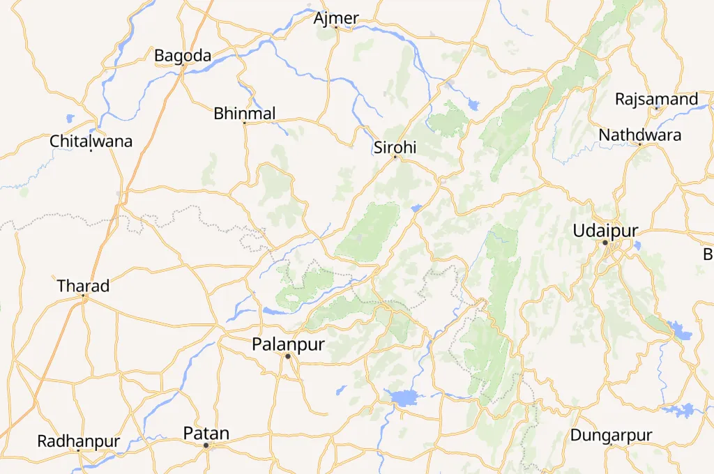 Madhuban Area Map