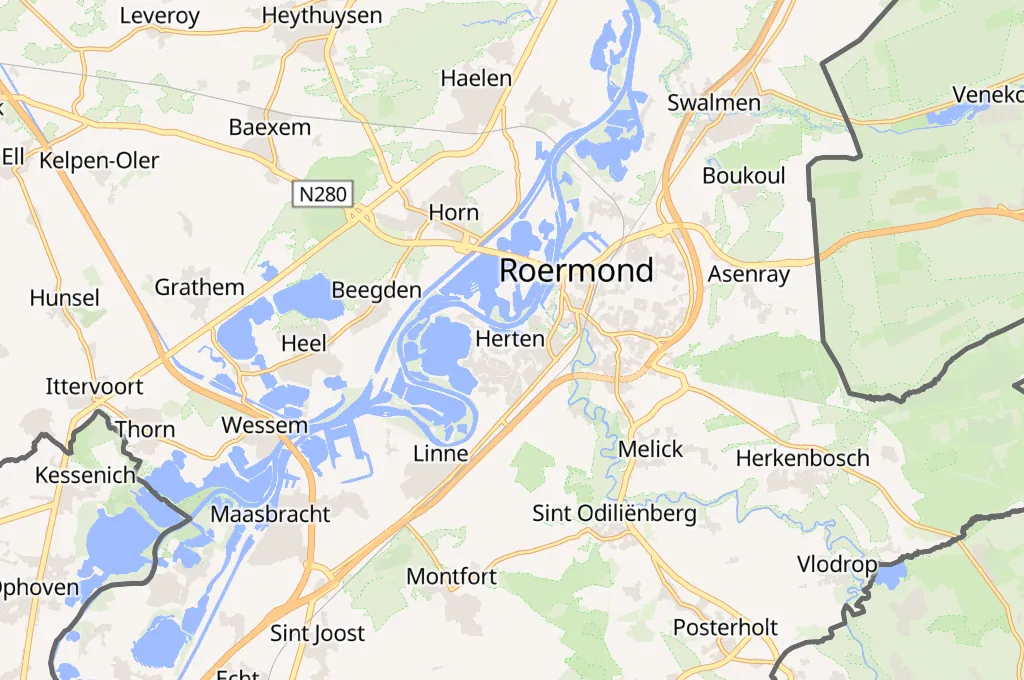 Roermond City Marina Area Map
