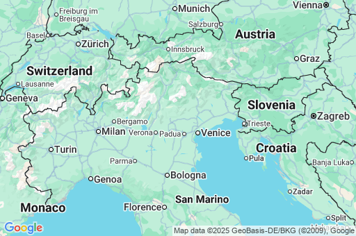Map of Veneto