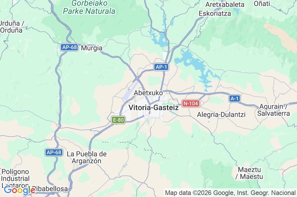 Vitoria-Gasteiz Area Map Vitoria-Gasteiz Area Map