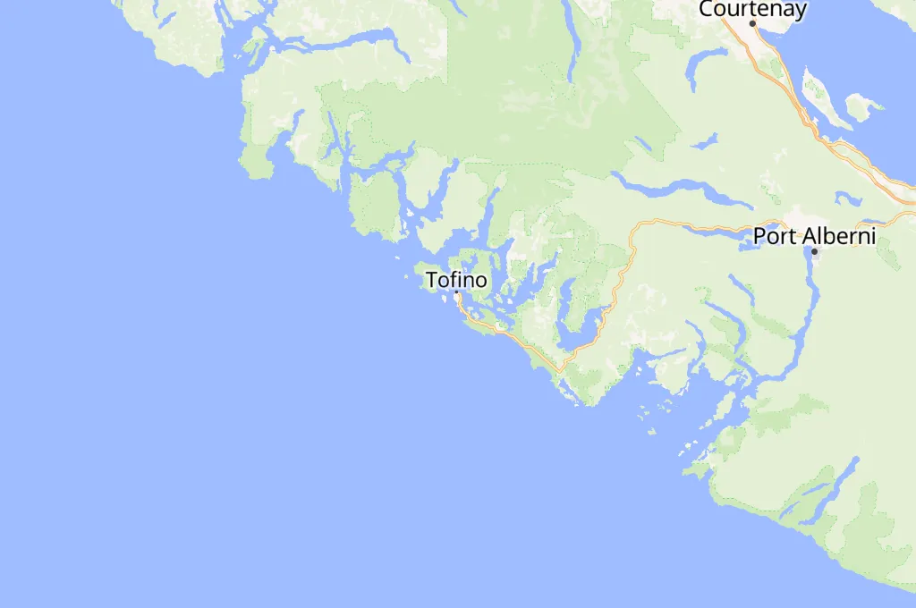 Ocean Village Resort Tofino Area Map Ocean Village Resort Tofino Area Map