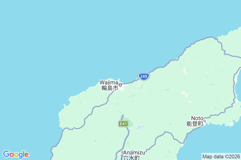 Wajima Port Area Map Wajima Port Area Map