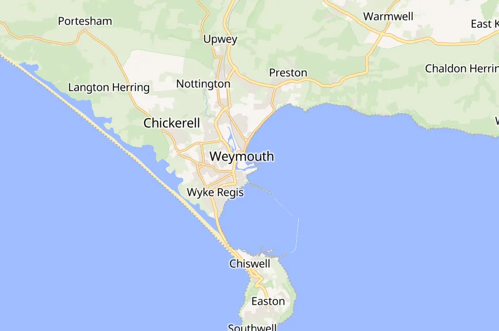 Weymouth Area Map Weymouth Area Map