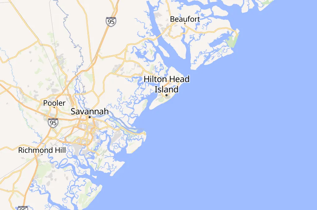 Sea Pines Beach Club Area Map