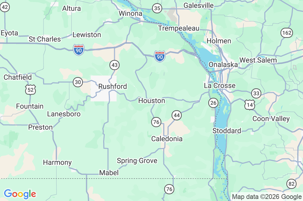 International Owl Center Area Map