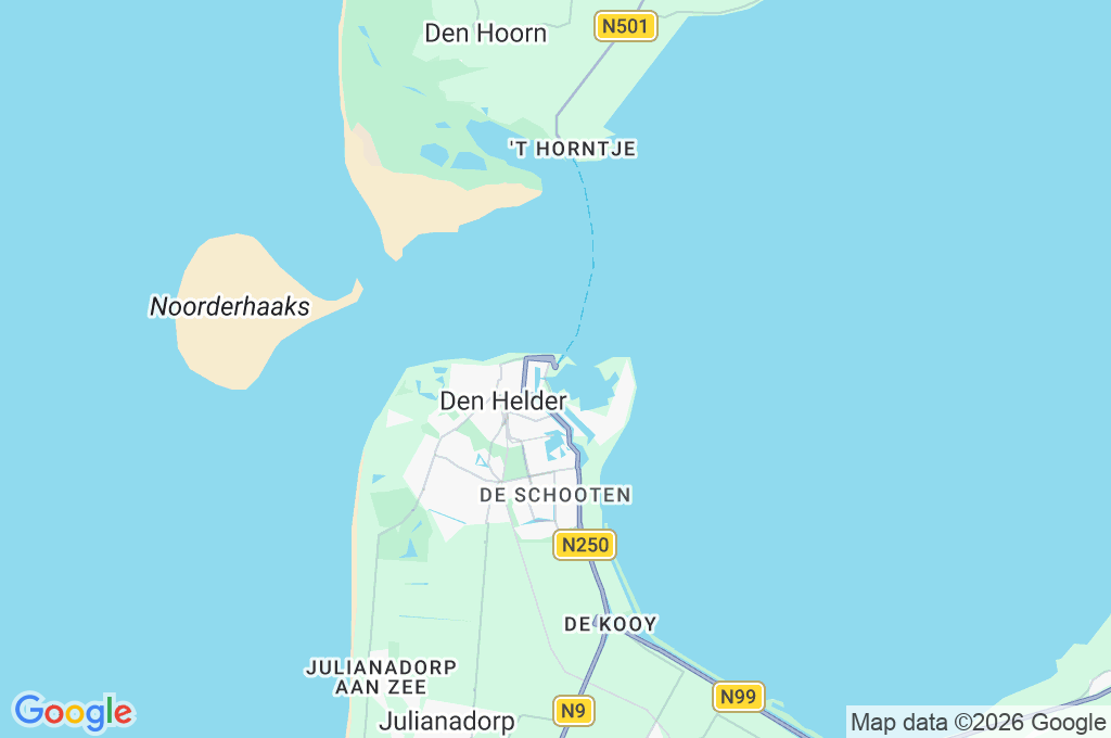 Den Helder Area Map Den Helder Area Map