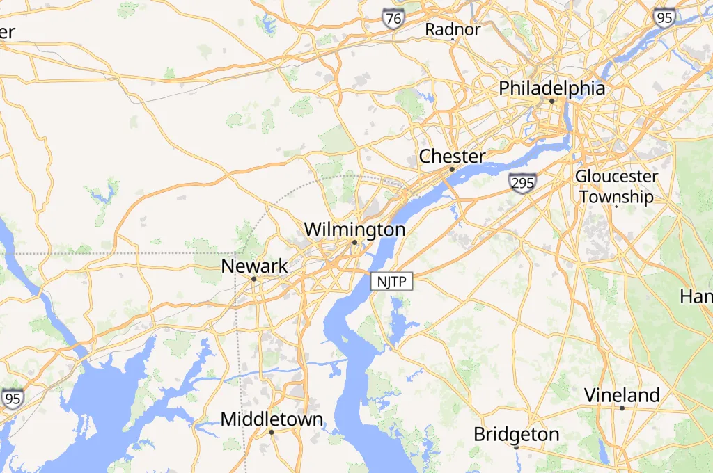 Brandywine Building Area Map