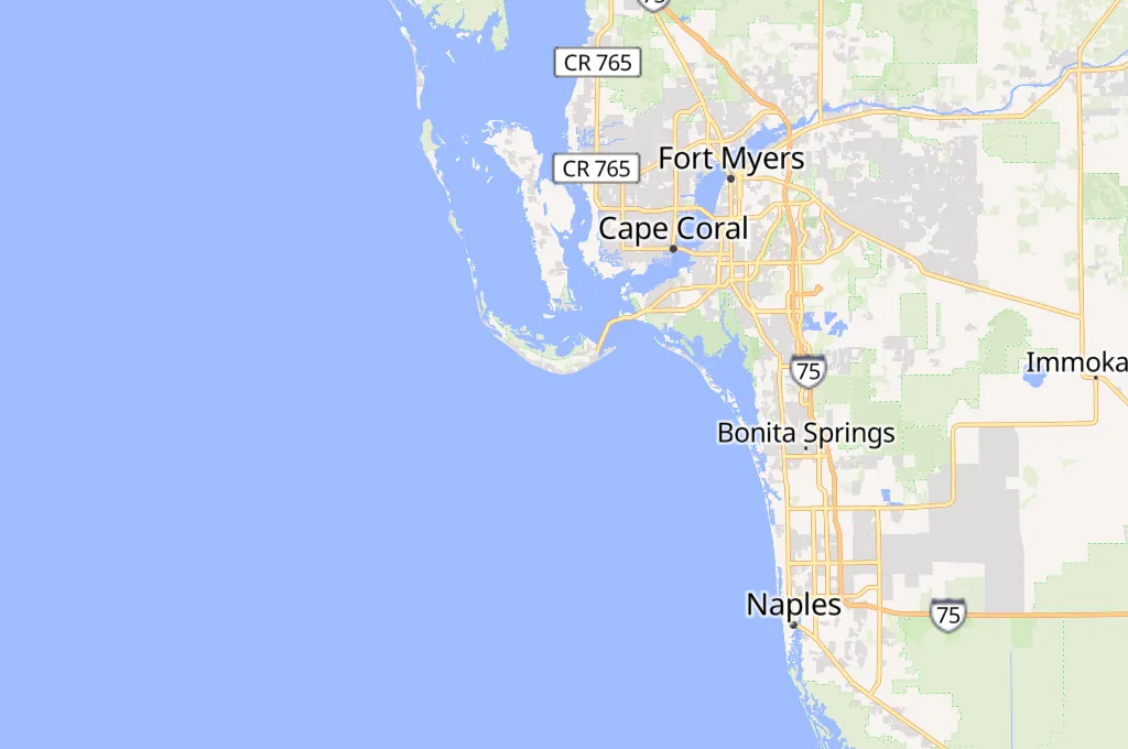 Sanibel Beach Area Map Sanibel Beach Area Map