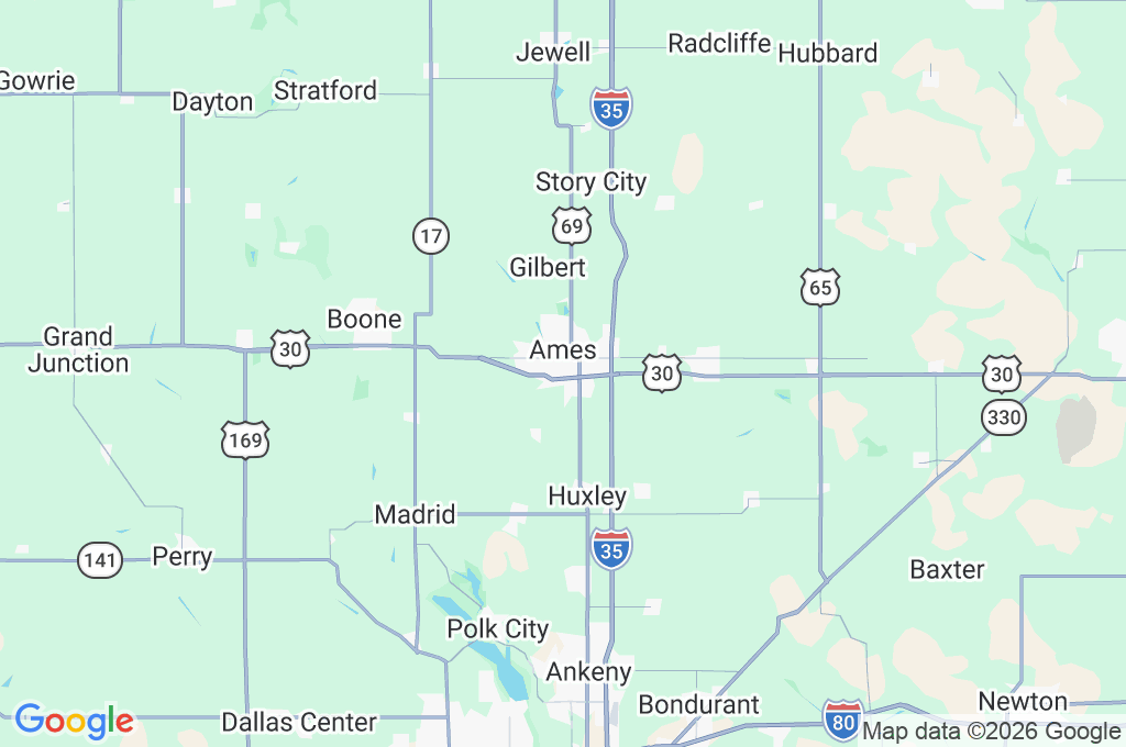 Ames Area Map Ames Area Map