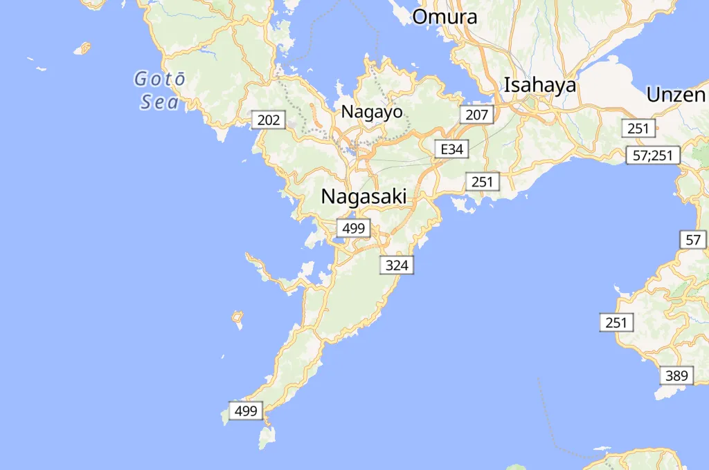 Mt. Nabekanmuri Observatory Area Map