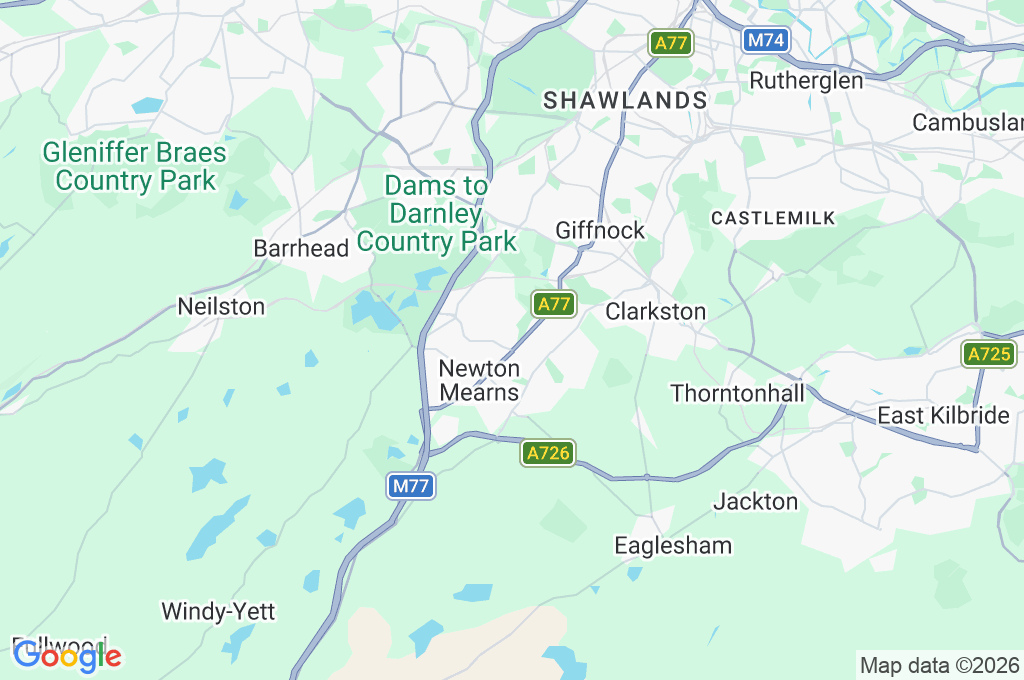 St Cadoc's Church Area Map