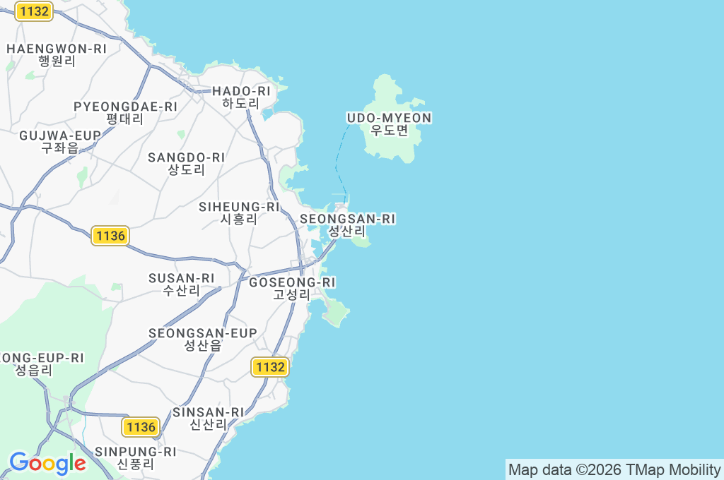 Seongsan Ilchulbong Area Map Seongsan Ilchulbong Area Map