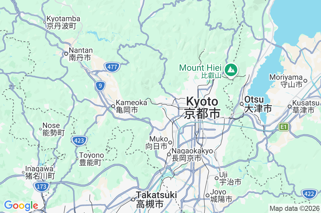 Arashiyama Area Map