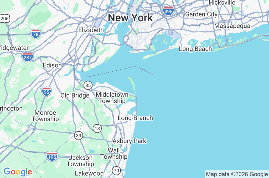 Sandy Hook Area Map Sandy Hook Area Map