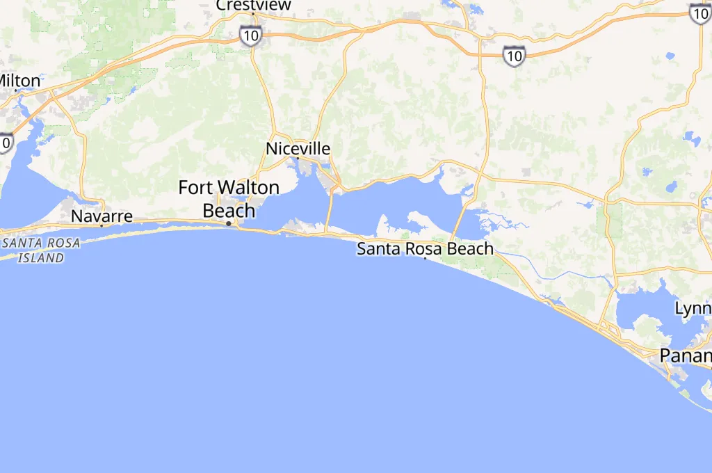 Seascape Towne Centre Area Map