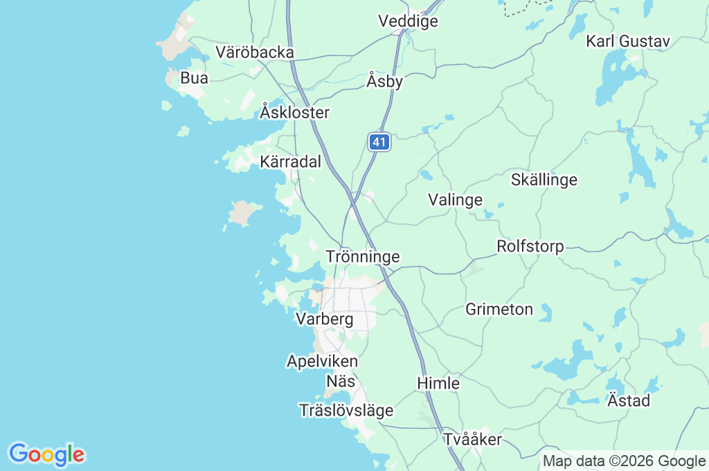 Annebergsbanan Area Map