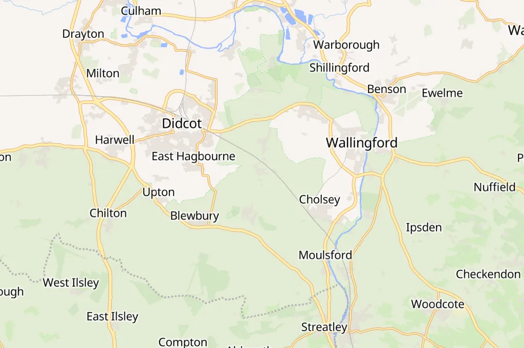 South Moreton Boxing Club Area Map
