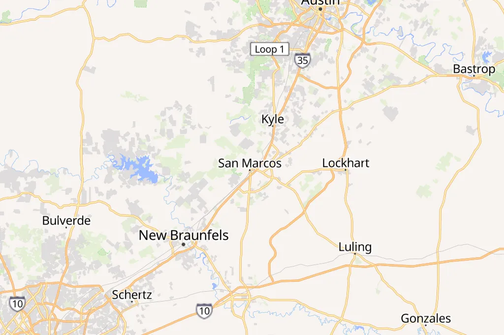 San Marcos Area Map San Marcos Area Map