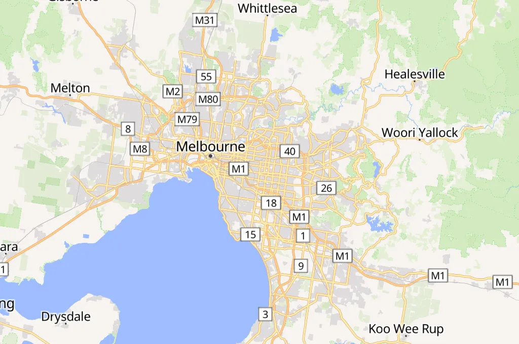 St Benedict's Area Map St Benedict's Area Map