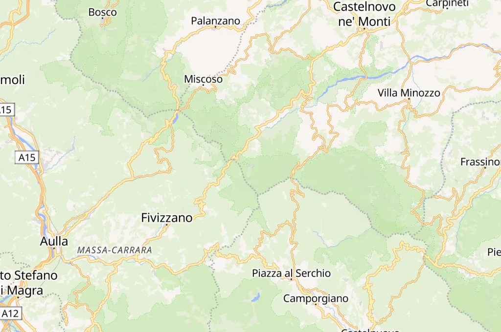 Cerreto Laghi Area Map Cerreto Laghi Area Map