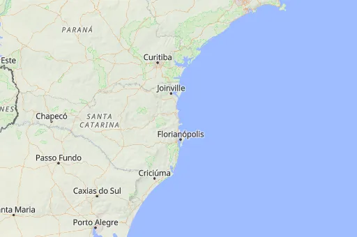 Map of Balneário Camboriú