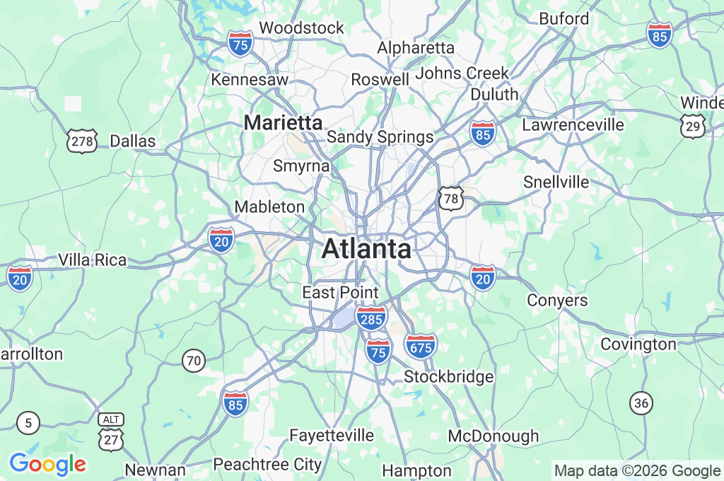 Georgia Aquarium Area Map