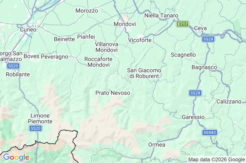 Frabosa Ski Area Map