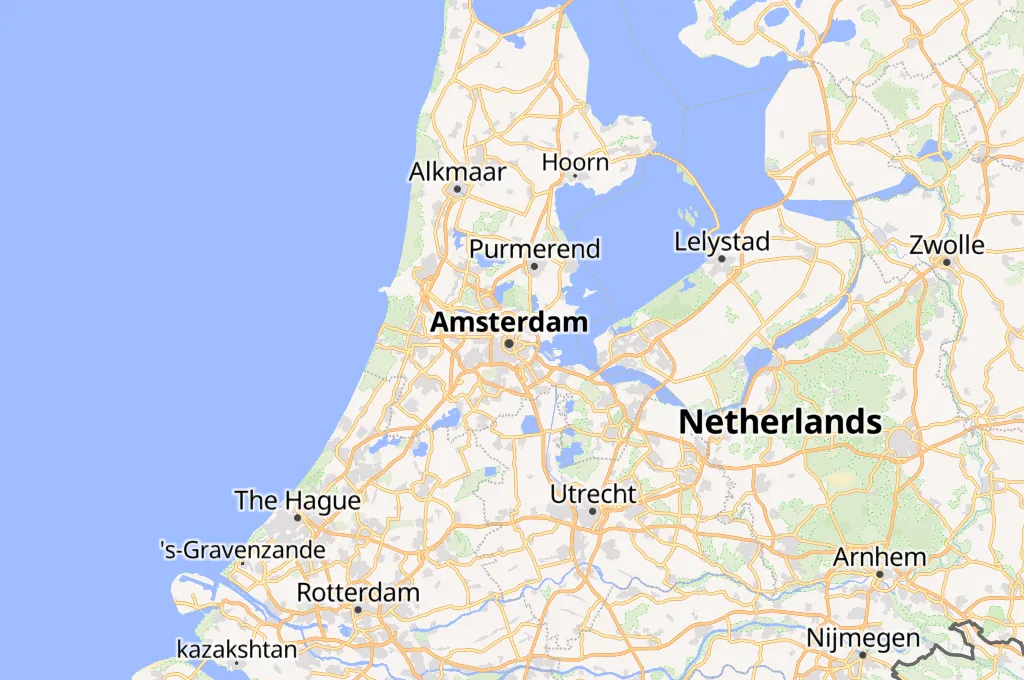 Amsterdam Central Station Area Map