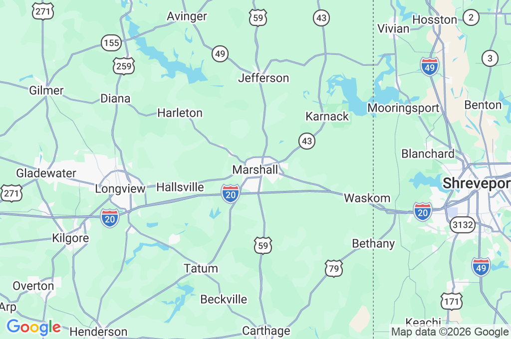 Marshall Area Map Marshall Area Map