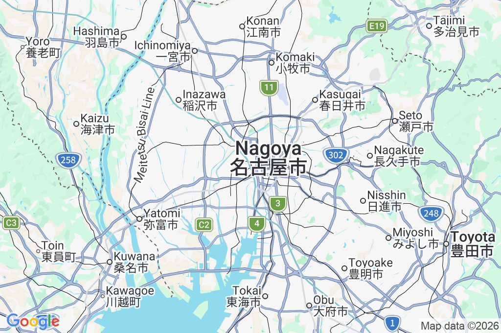 Nagoya Station Area Map
