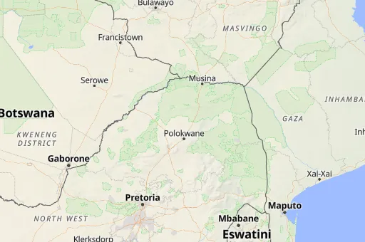 Map of Limpopo