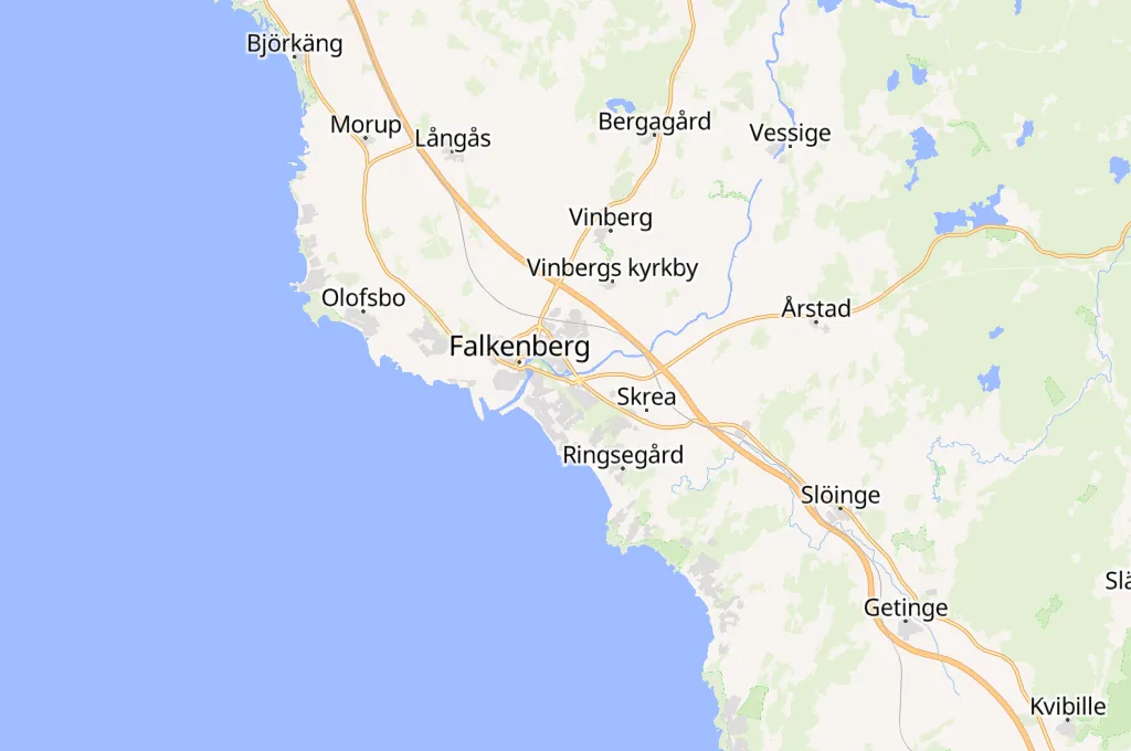 Hertingforsen Area Map Hertingforsen Area Map