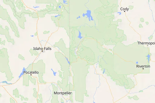 Map of Jackson