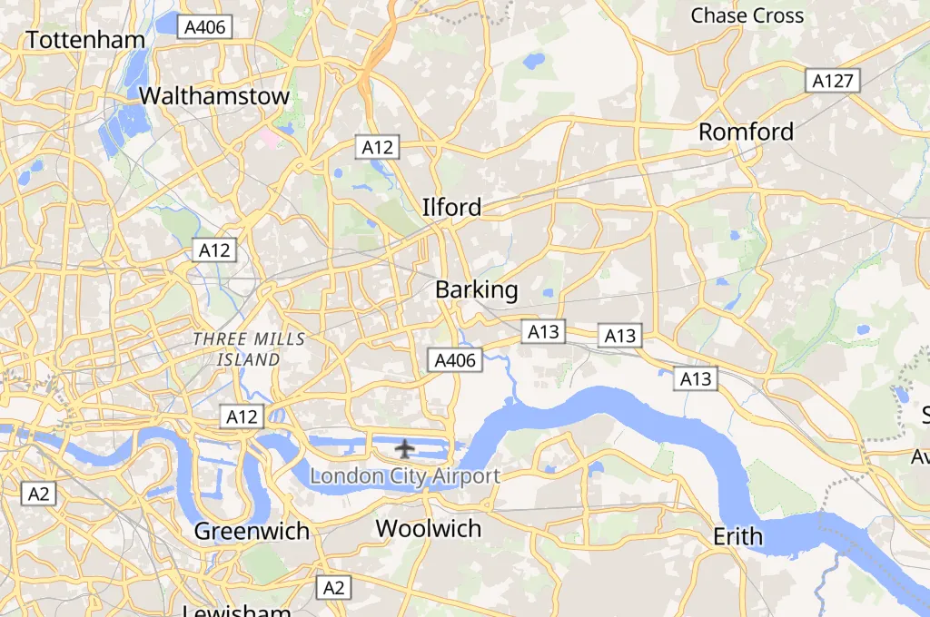 Barking Area Map