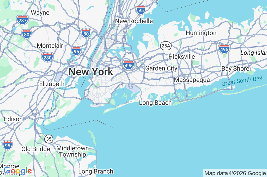 John F. Kennedy International Airport Area Map