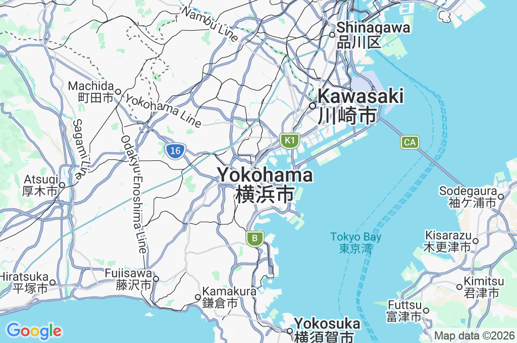 Minato Mirai 21 Area Map