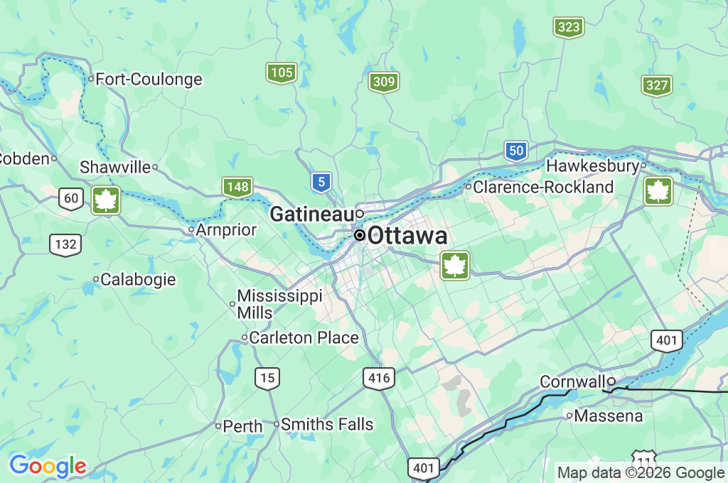 Lansdowne Park Area Map