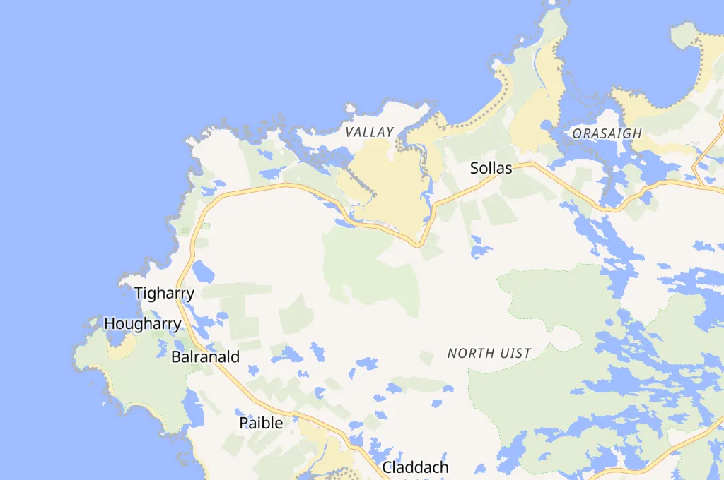 Uist Forest Retreat Area Map Uist Forest Retreat Area Map