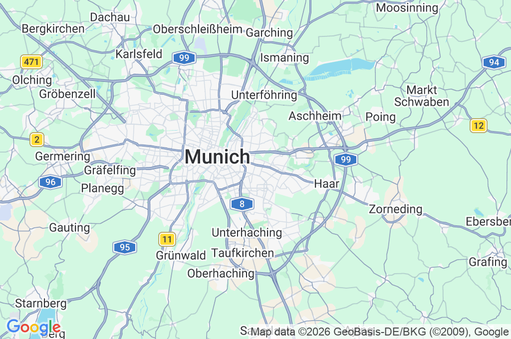 Berg am Laim Area Map