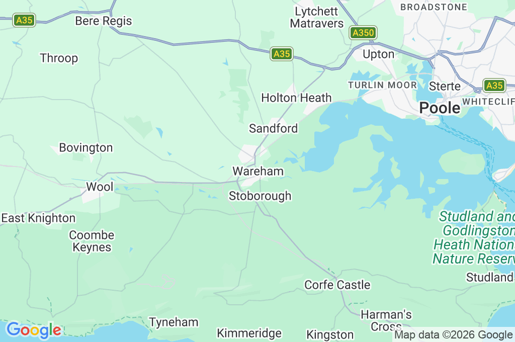Wareham Area Map