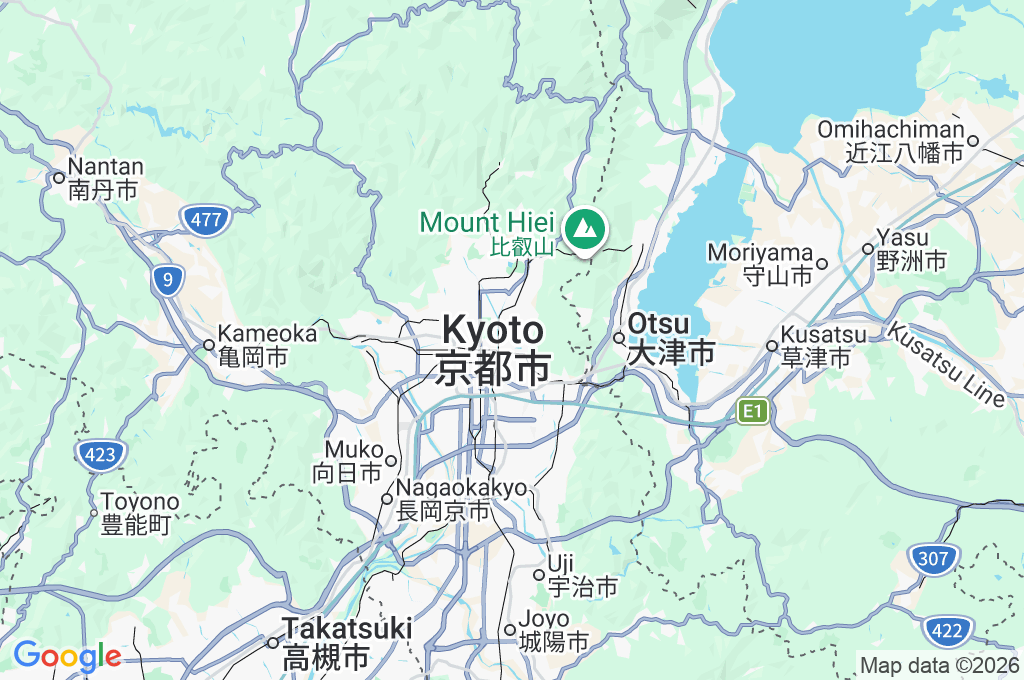 Heian Jingu Shrine Area Map Heian Jingu Shrine Area Map