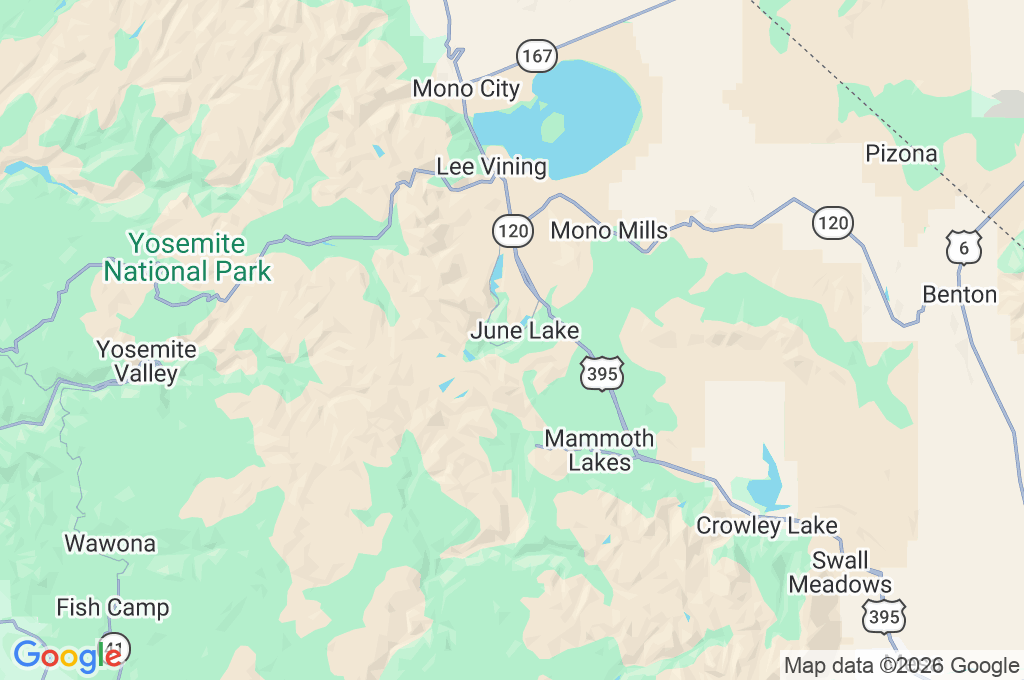 June Mountain Ski Area Area Map June Mountain Ski Area Area Map